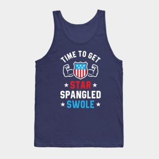 Time To Get Star Spangled Swole Tank Top